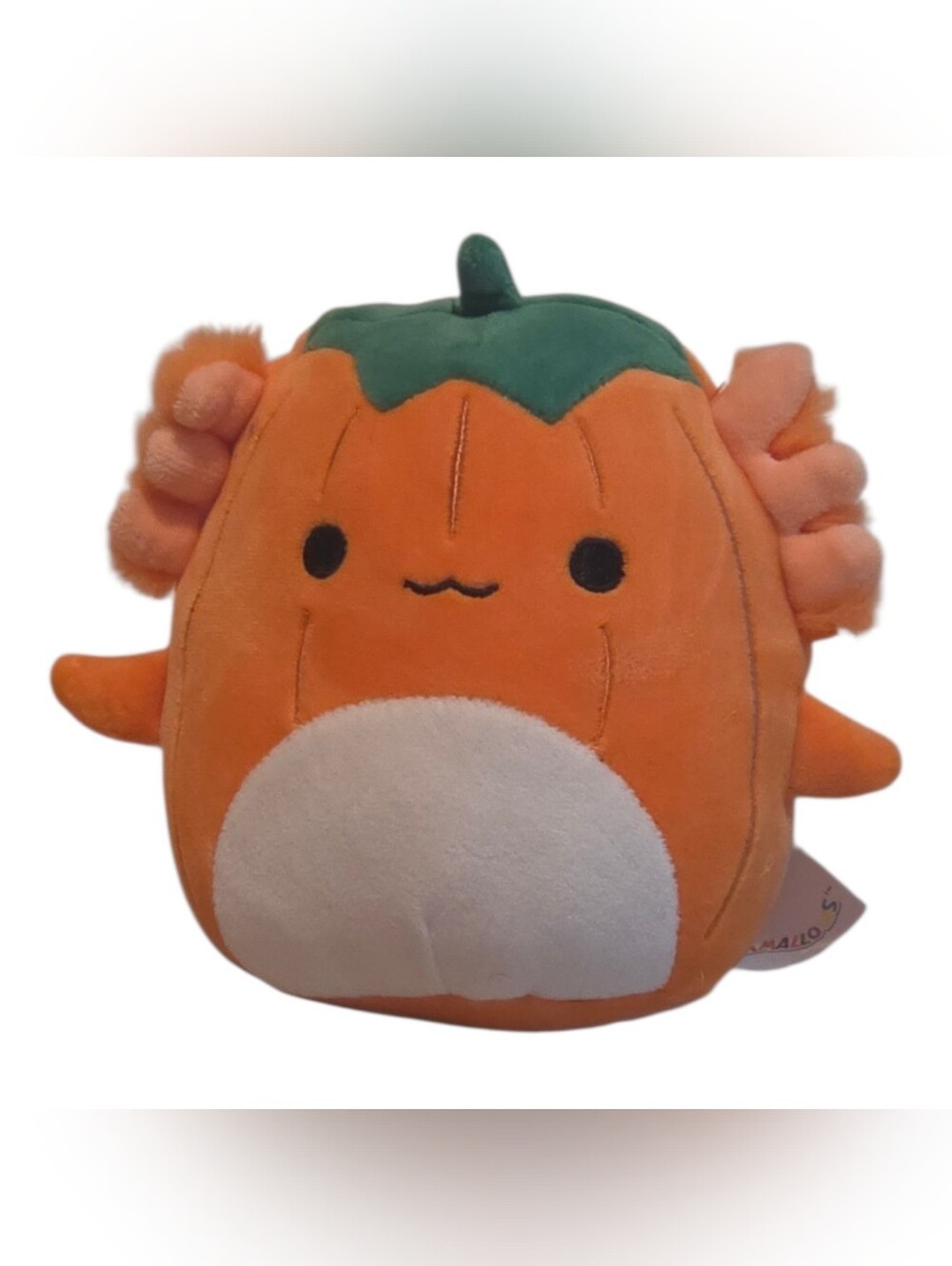 Orange Pumpkin Plush Toy for Kids - Soft Squishable